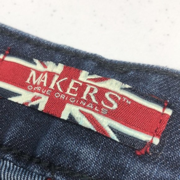 BRITISH DESIGN MAKERS OF TRUE ORIGINALS CROP SKINNY 28x28 🇬🇧 - Picture 2 of 14